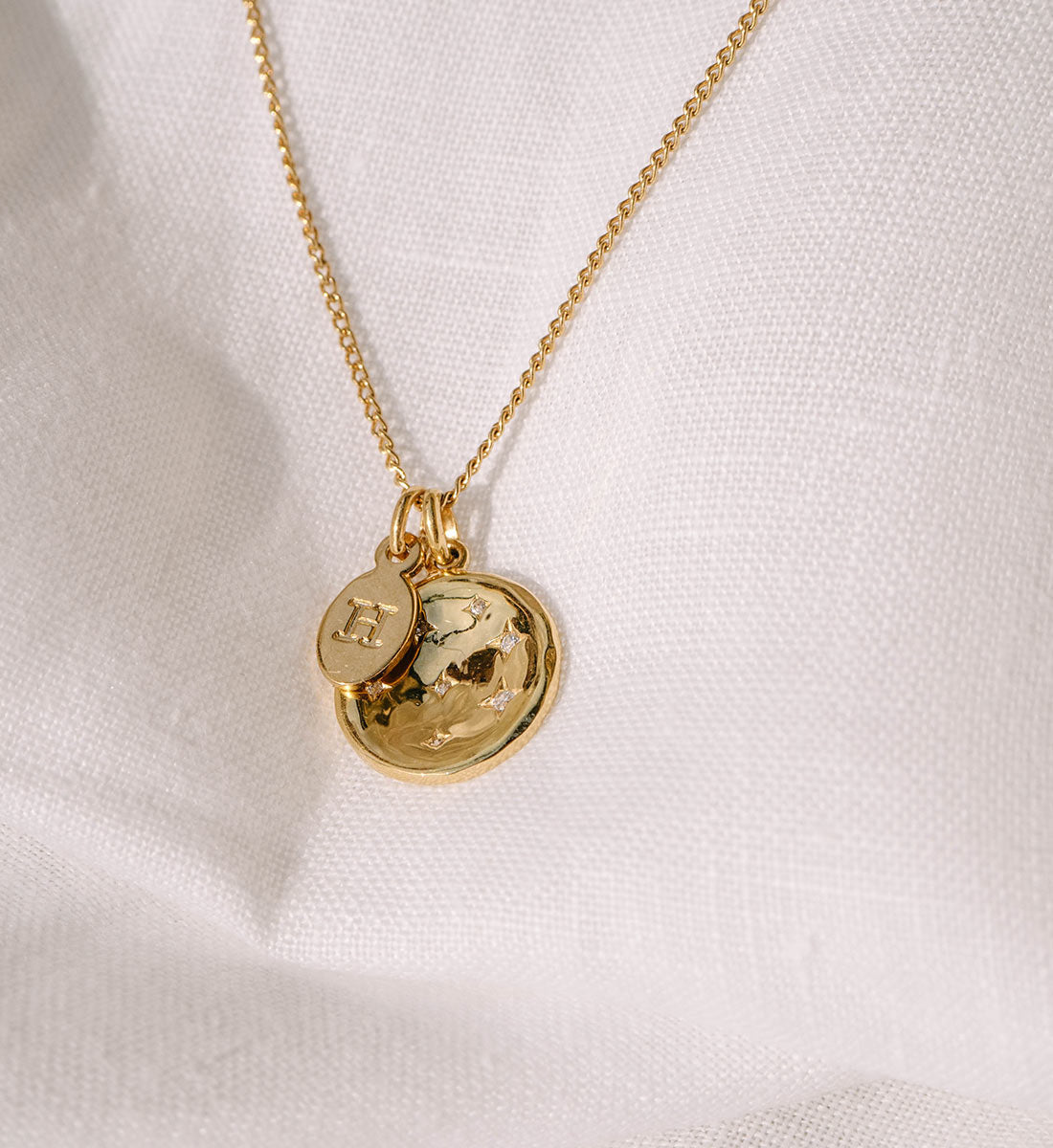 INITIAL A-Z (18K GOLD VERMEIL) IMAGE 4