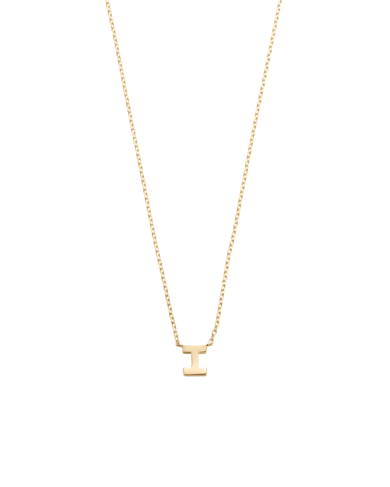 PETITE INITIAL NECKLACE (9K GOLD) IMAGE 15