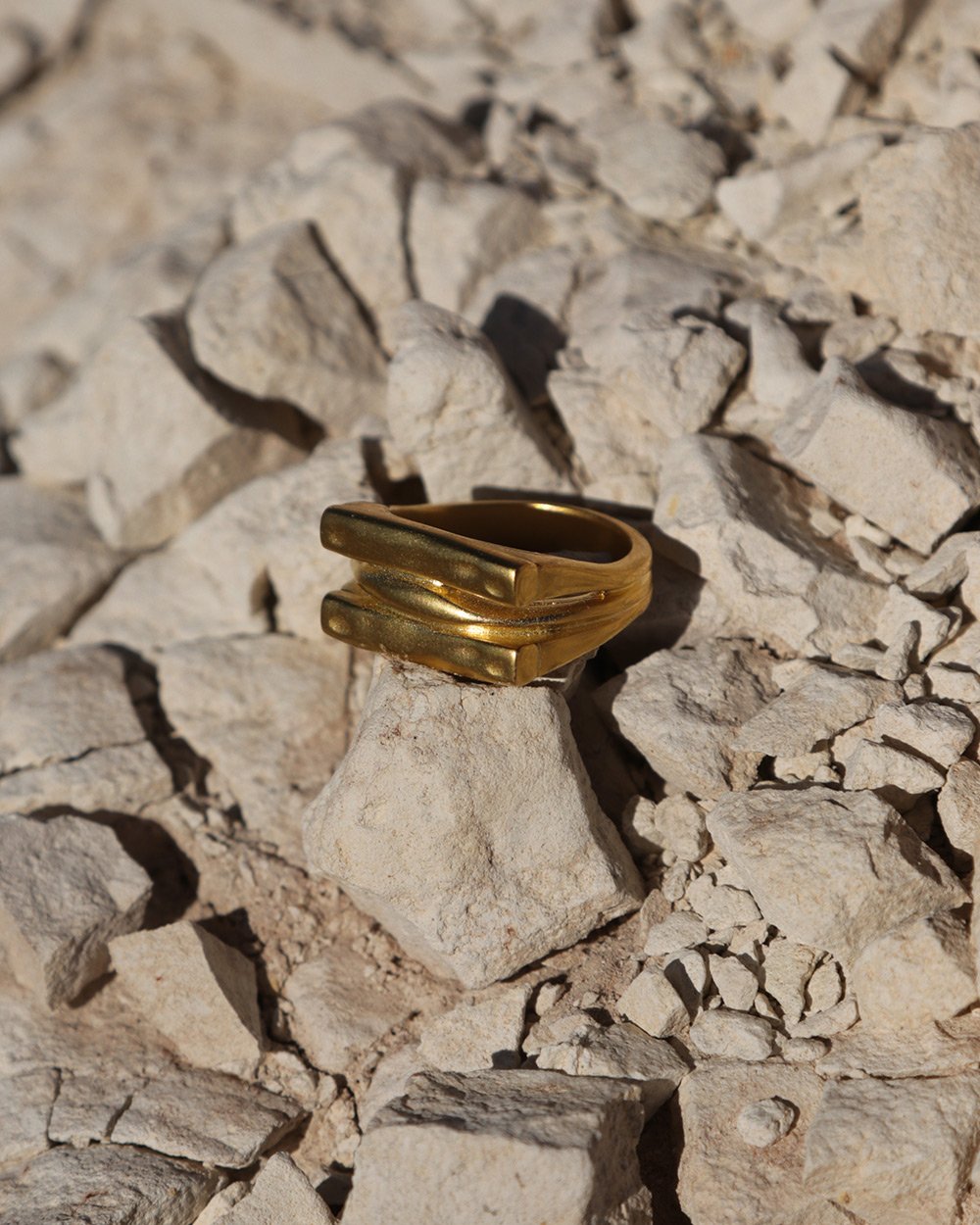 ELEMENTS RING (18K GOLD PLATED) - IMAGE 5