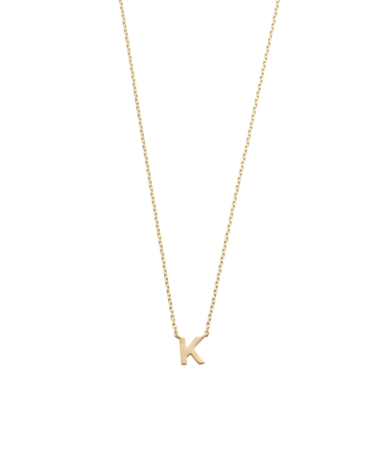 PETITE INITIAL NECKLACE (9K GOLD) IMAGE 17