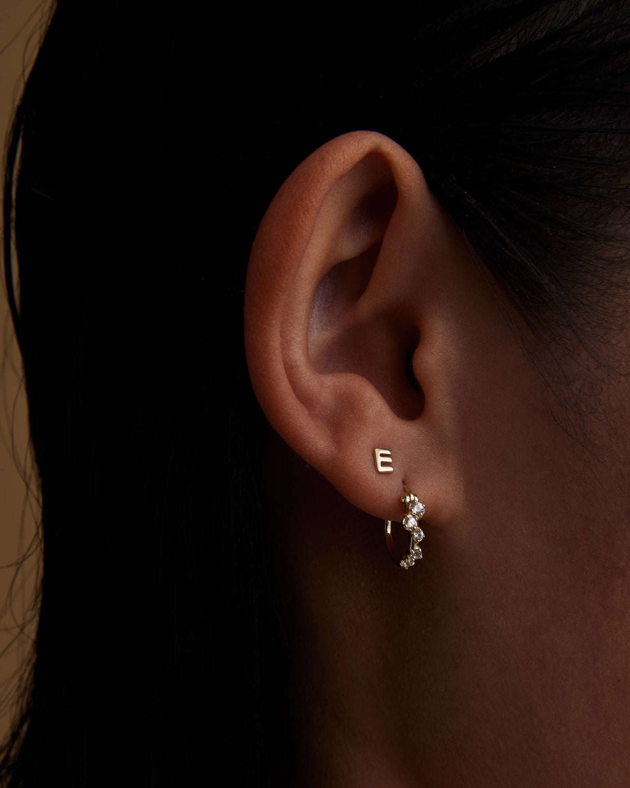 VALENCIA TOPAZ HOOPS (9K GOLD) IMAGE 3