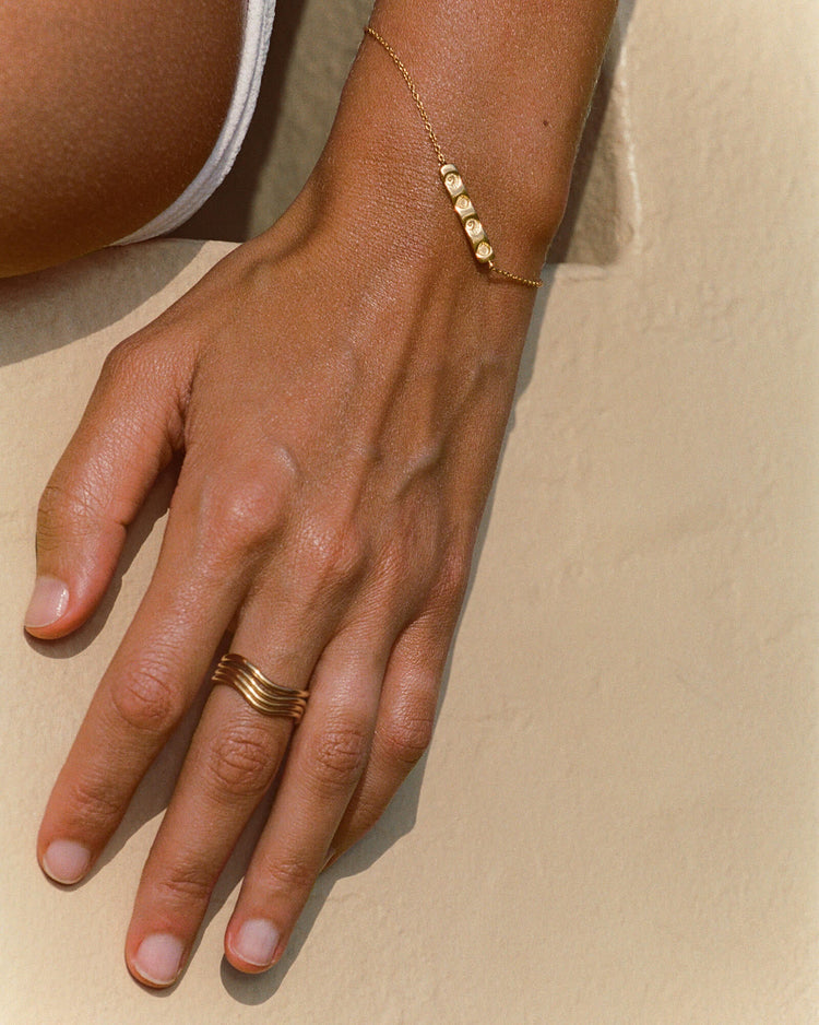 SEASIDE BRACELET (18K GOLD PLATED) IMAGE 2