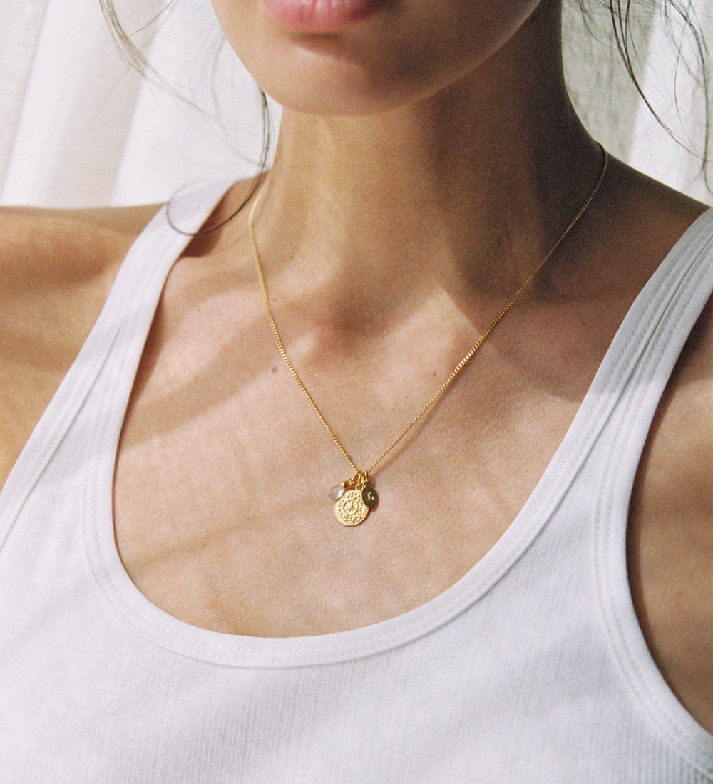 RED AGATE GEMSTONE (18K GOLD VERMEIL) IMAGE 2