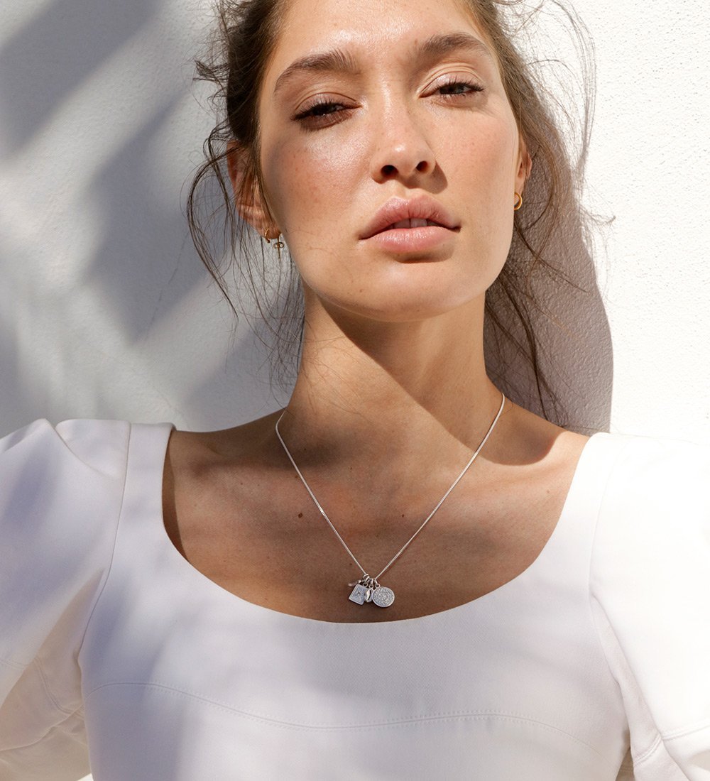 FRESHWATER PEARL (STERLING SILVER) IMAGE 3