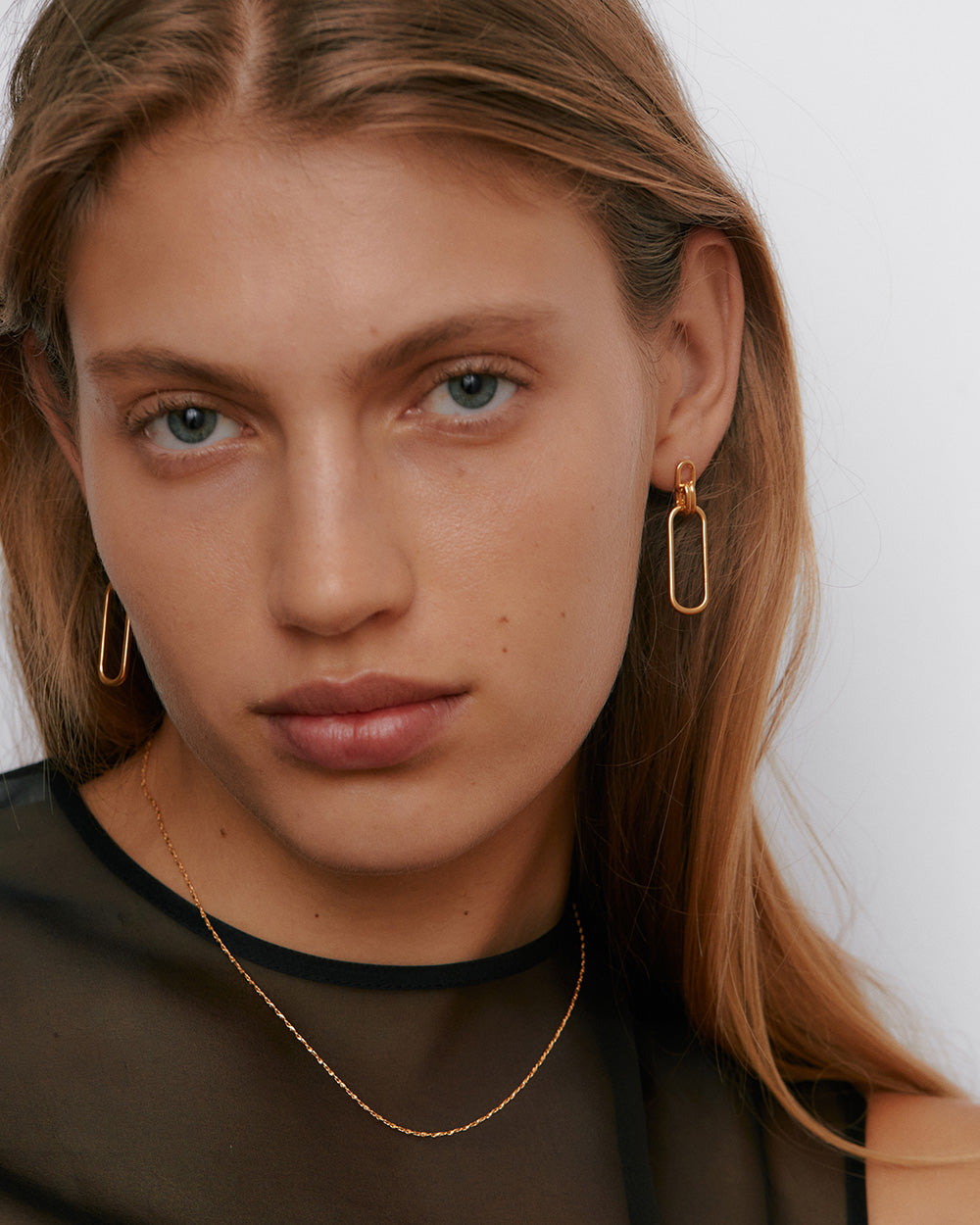 LUCIA CHAIN NECKLACE (18K GOLD VERMEIL) IMAGE 2
