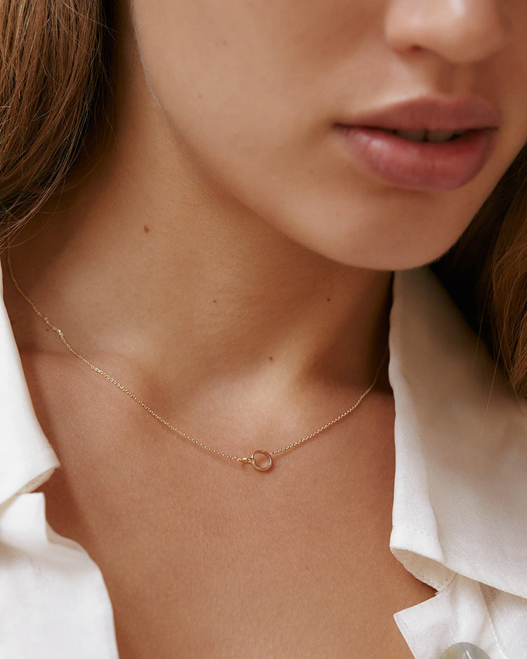 NOMADA FINE NECKLACE (9K GOLD) IMAGE 2