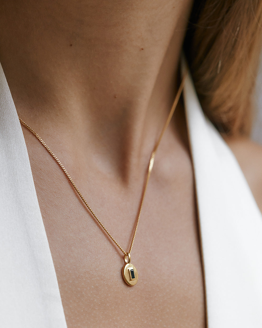 CENTRA NECKLACE (18K GOLD VERMEIL) IMAGE 6