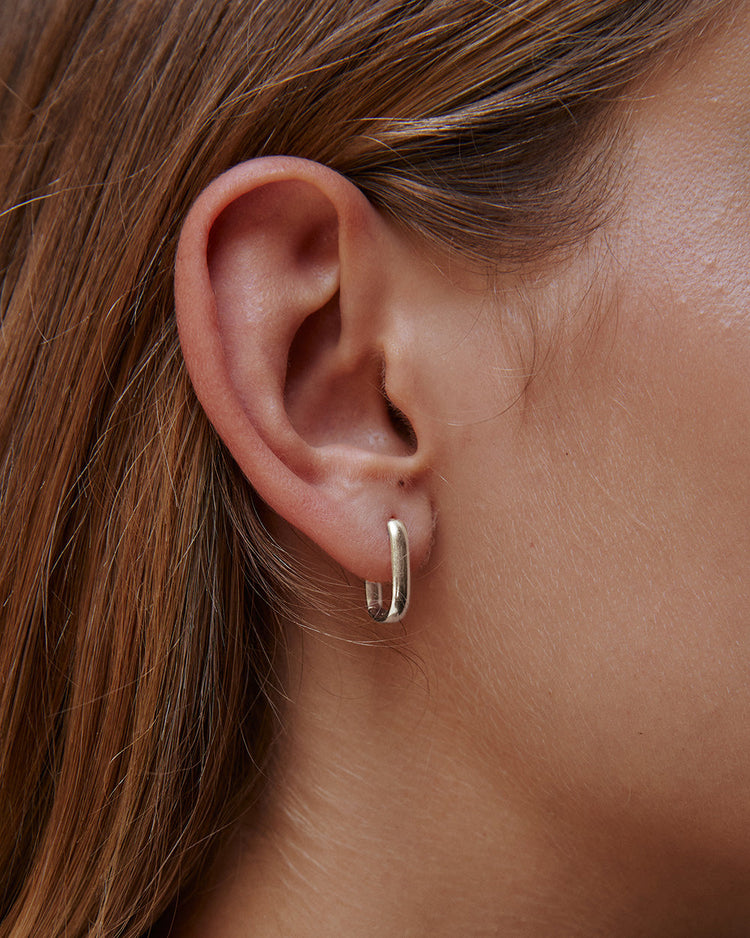 ROAM HOOPS SMALL (STERLING SILVER) IMAGE 2