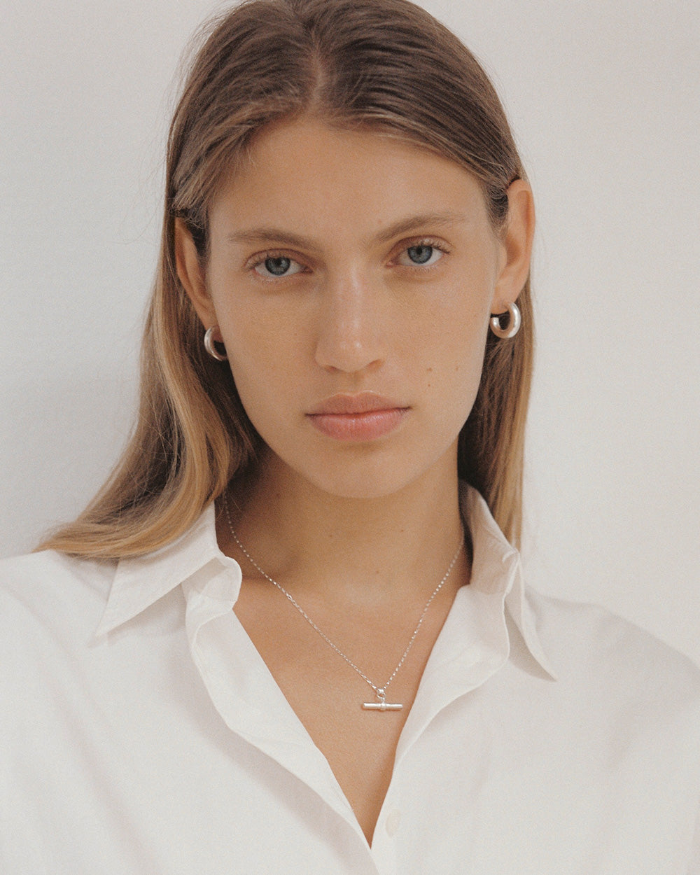 JARDIN HOOPS MEDIUM (STERLING SILVER) IMAGE 3