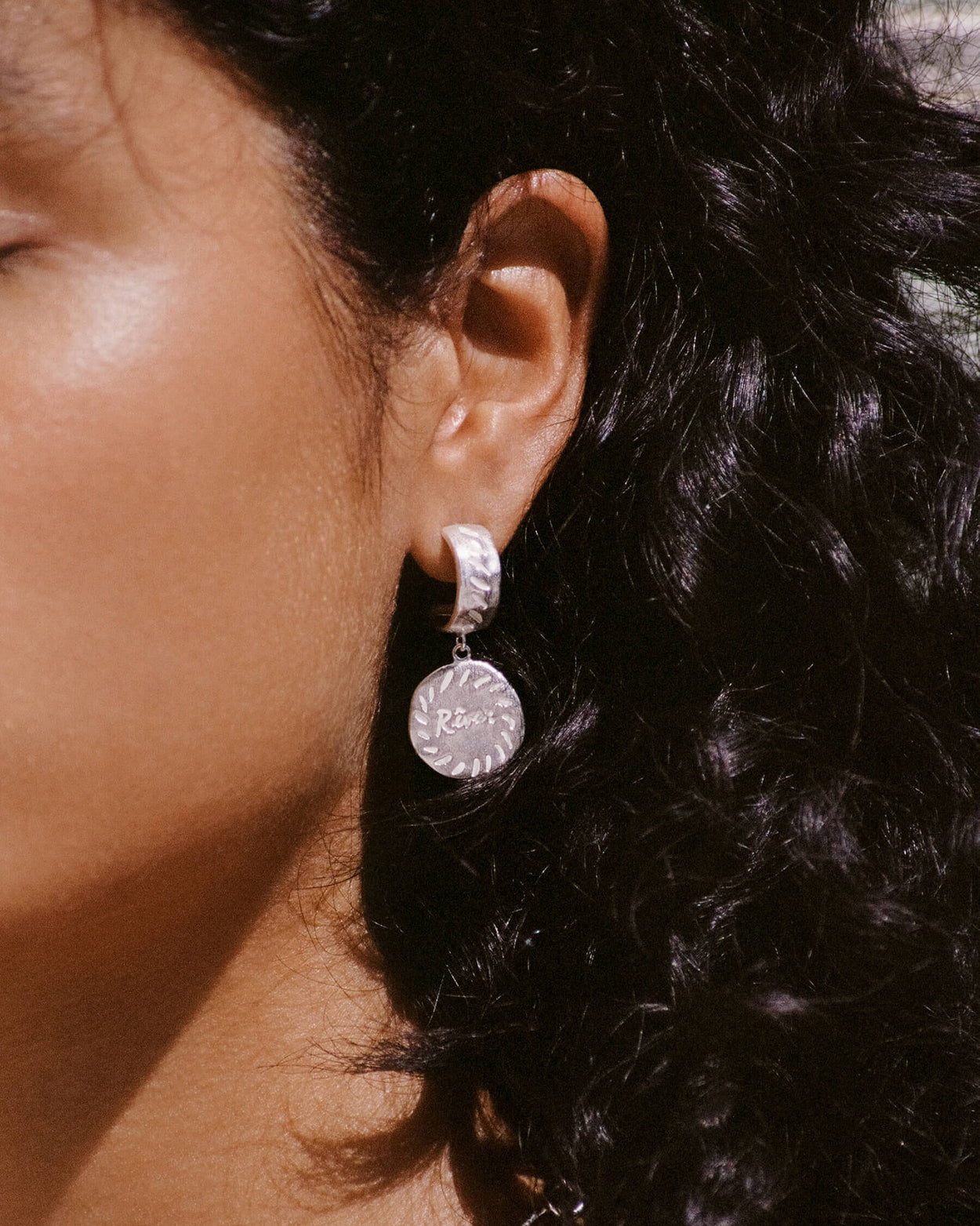 REVER EARRINGS (STERLING SILVER) IMAGE 2