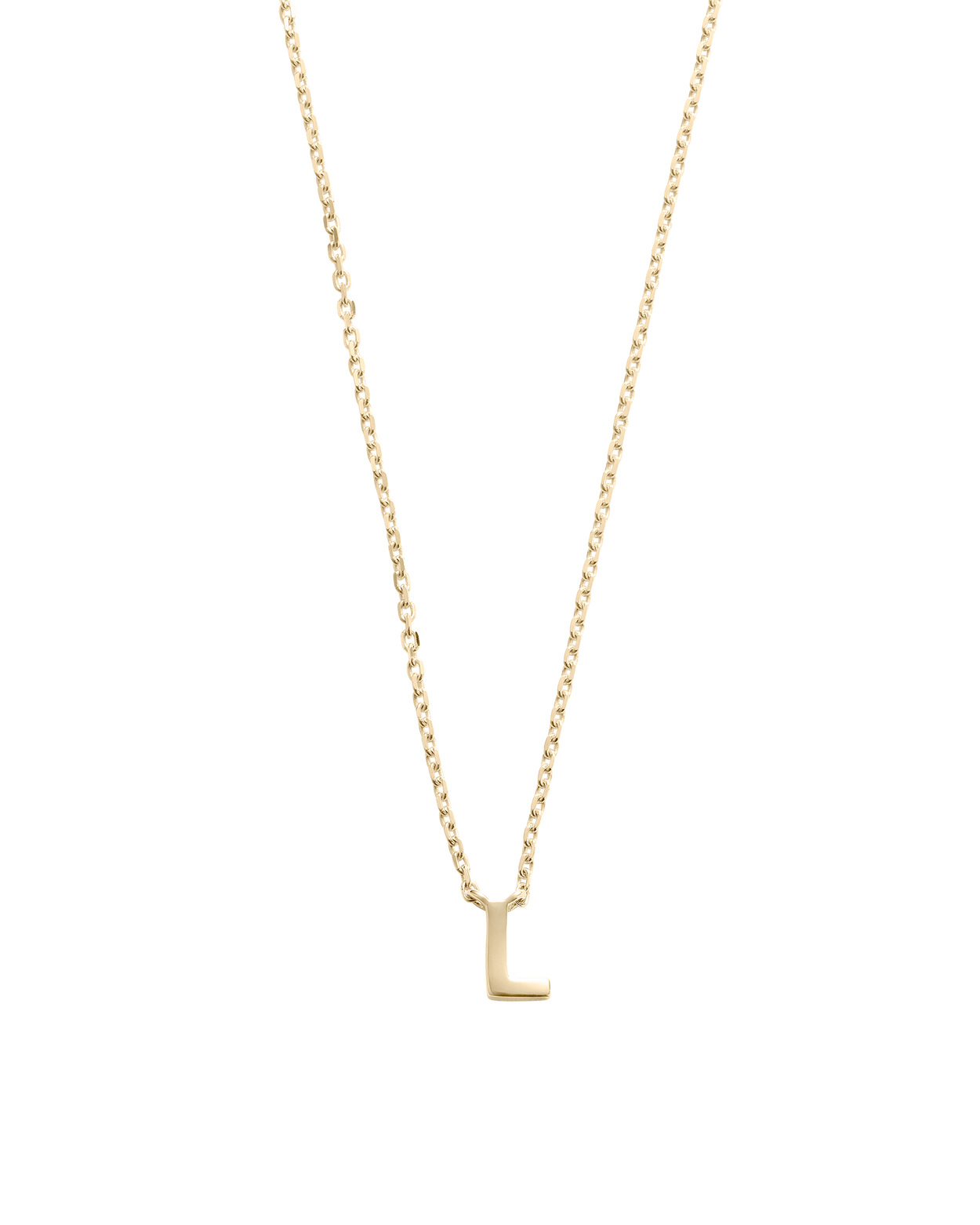 PETITE INITIAL NECKLACE (9K GOLD) IMAGE 18