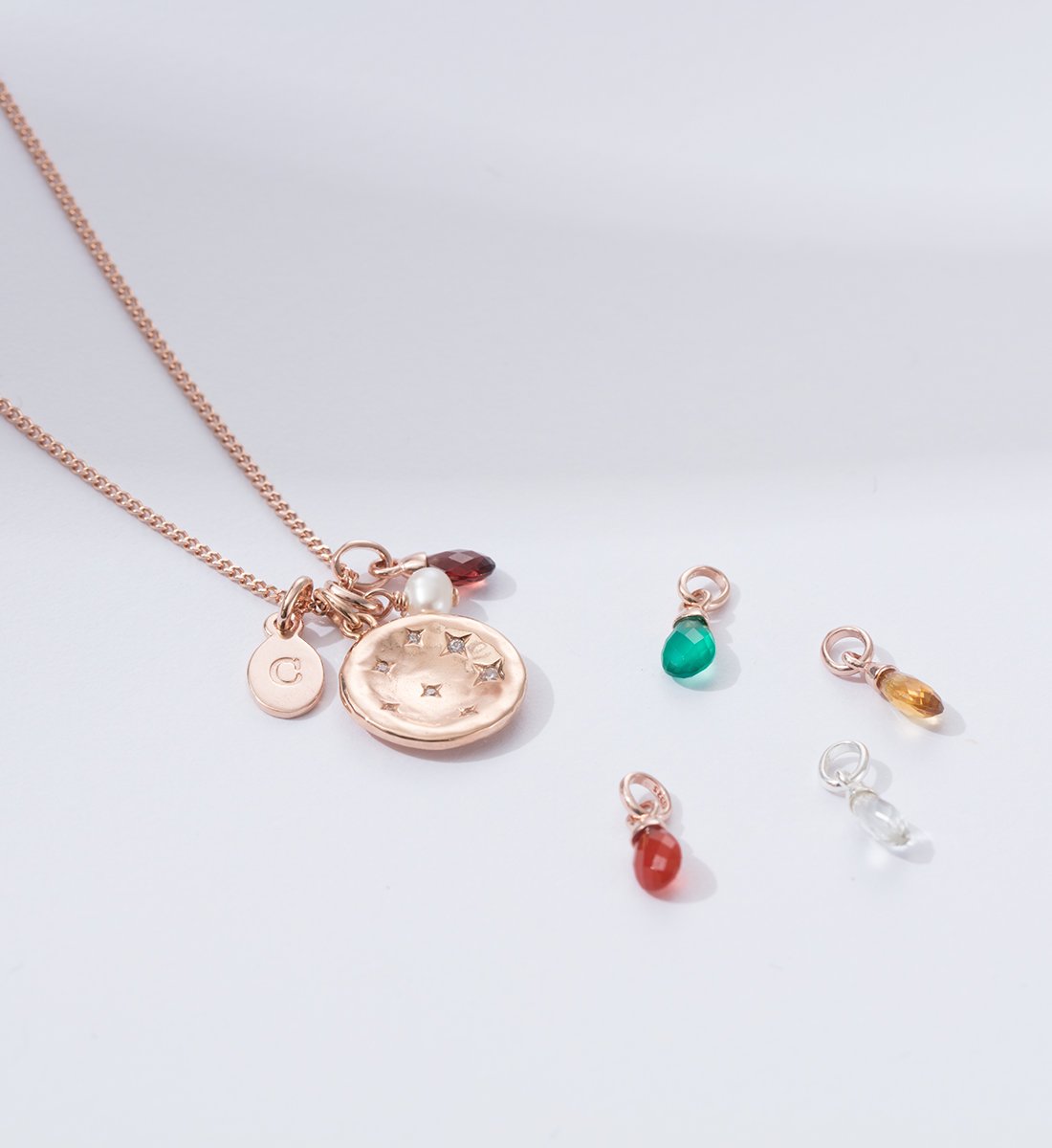RED AGATE GEMSTONE (18K GOLD VERMEIL) IMAGE 4