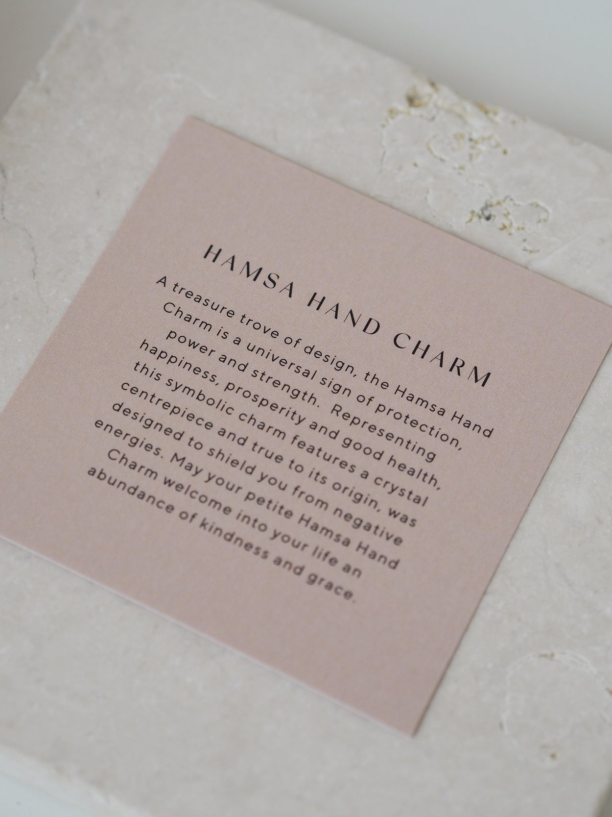 HAMSA HAND CHARM (STERLING SILVER) - IMAGE 6
