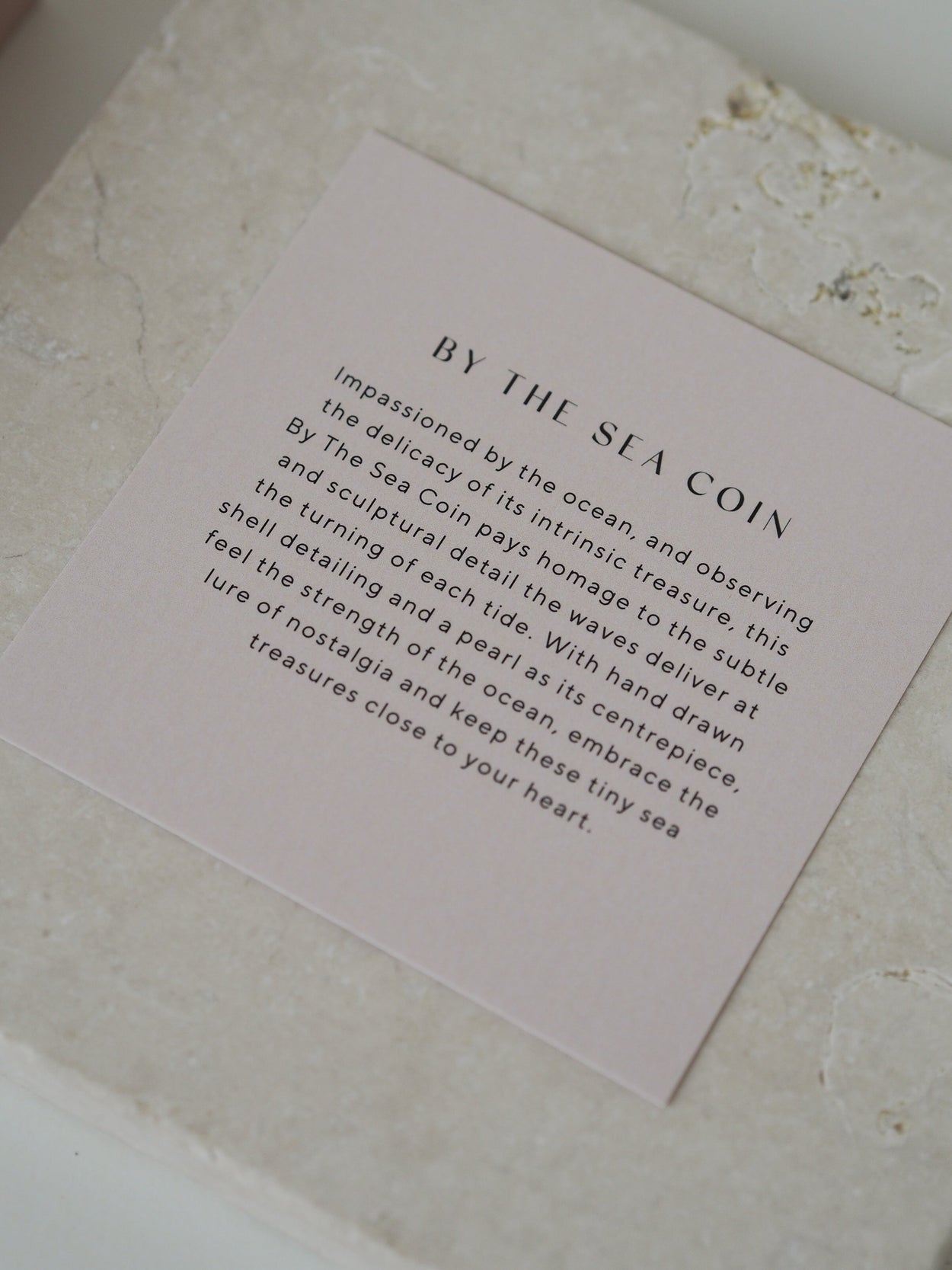 TINY BY THE SEA COIN (STERLING SILVER) IMAGE 5