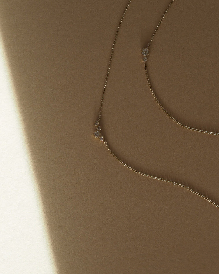 VALENCIA TOPAZ NECKLACE (9K GOLD) IMAGE 2