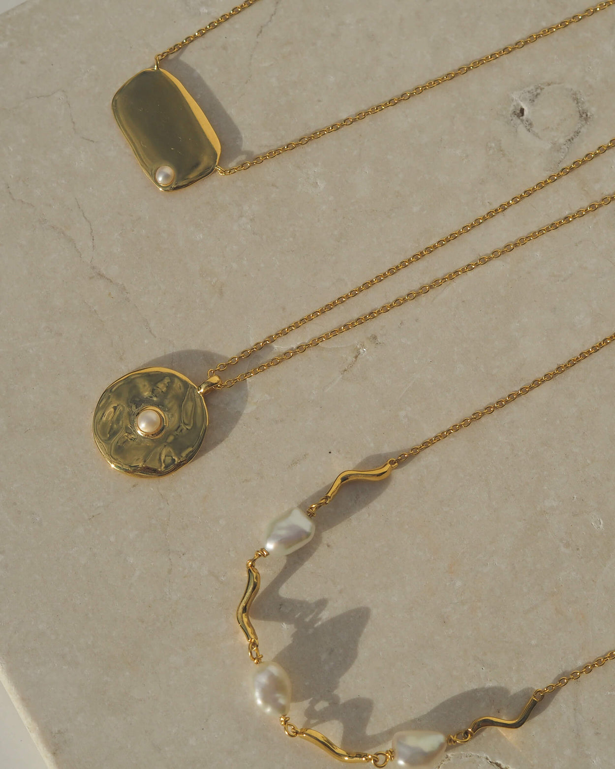 VISTA NECKLACE (18K GOLD PLATED) IMAGE 4