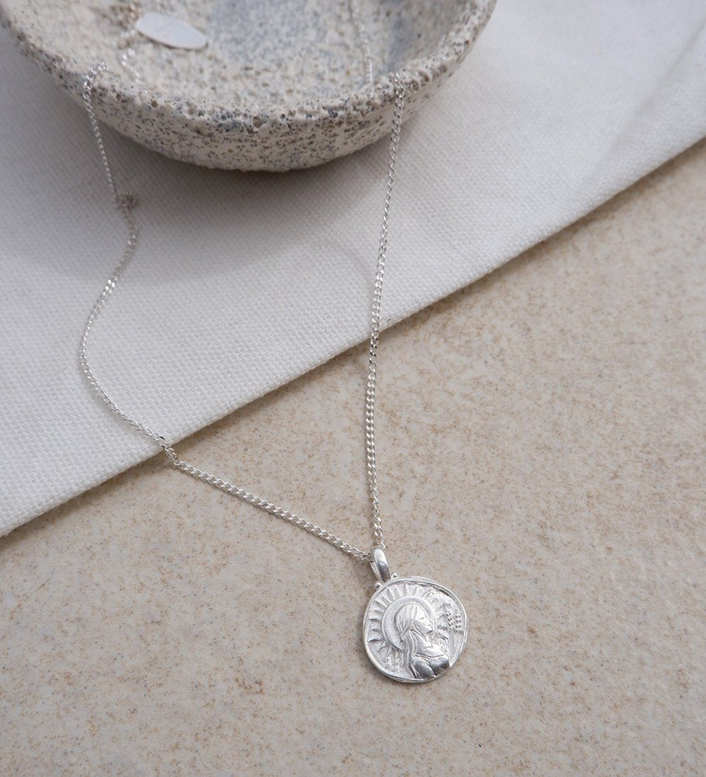 VIRGO ZODIAC NECKLACE (STERLING SILVER) IMAGE 5