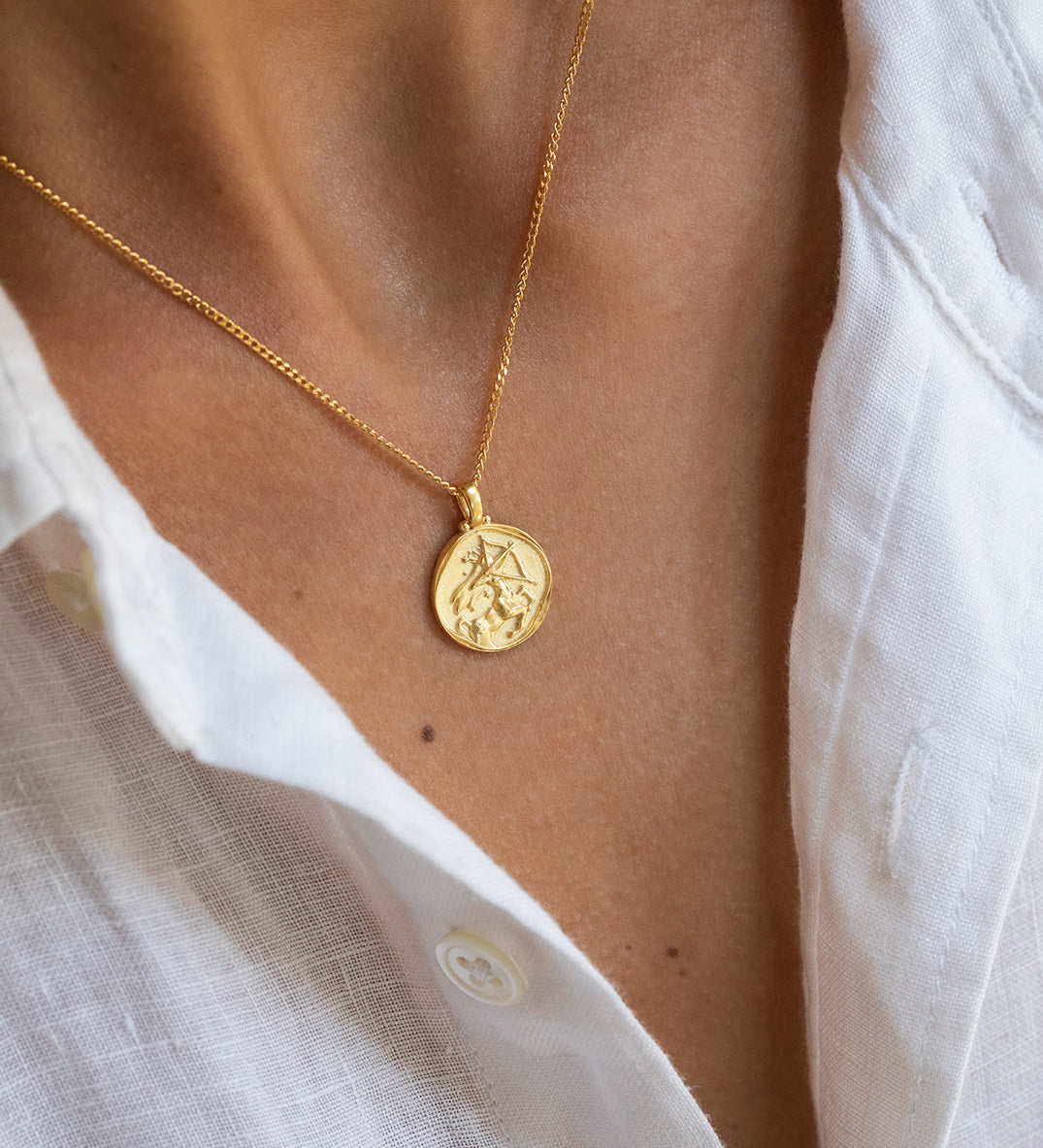 SAGITTARIUS ZODIAC (18K ROSE GOLD VERMEIL) IMAGE 2