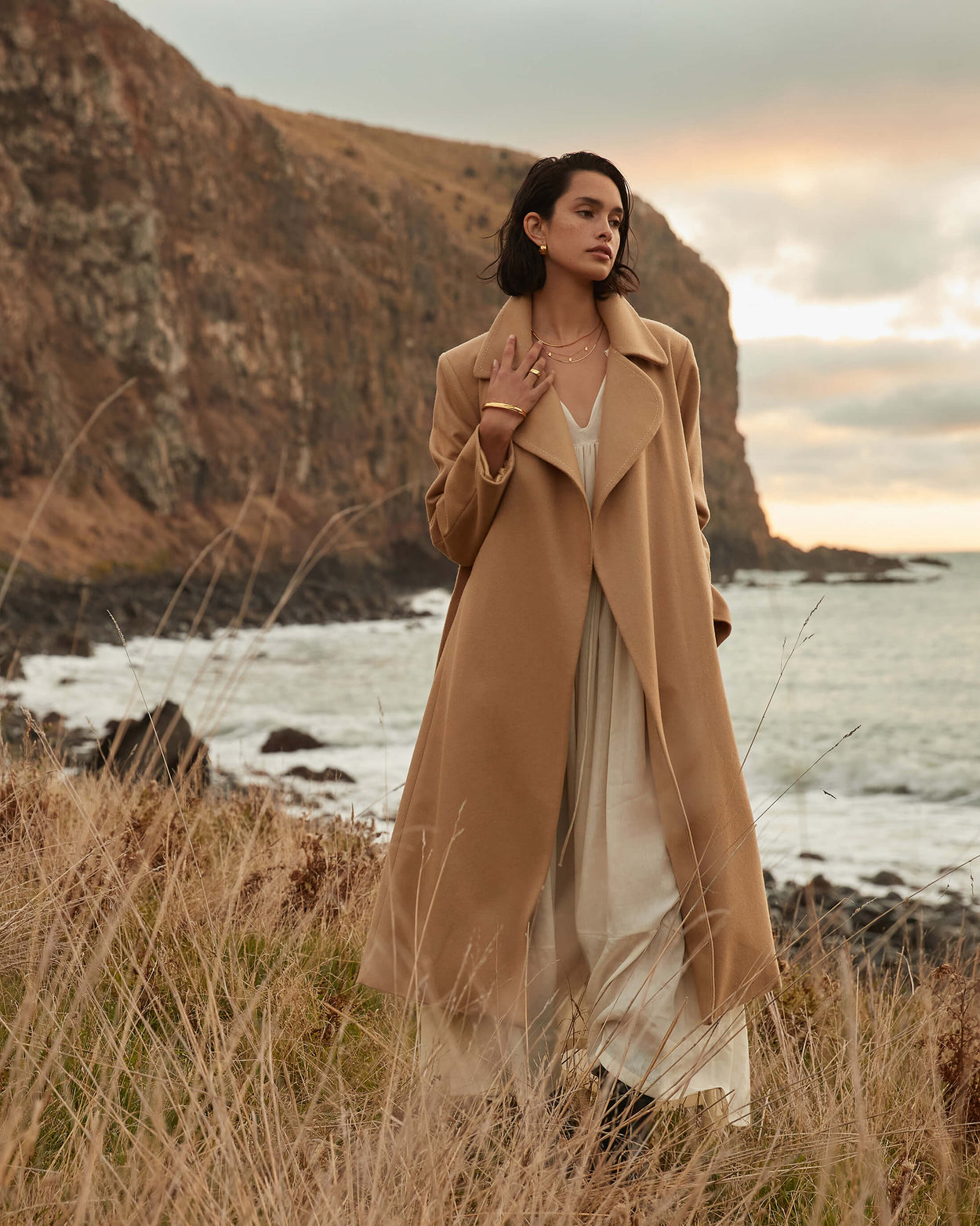 LAST LIGHT CHAIN NECKLACE (18K GOLD PLATED) IMAGE 3