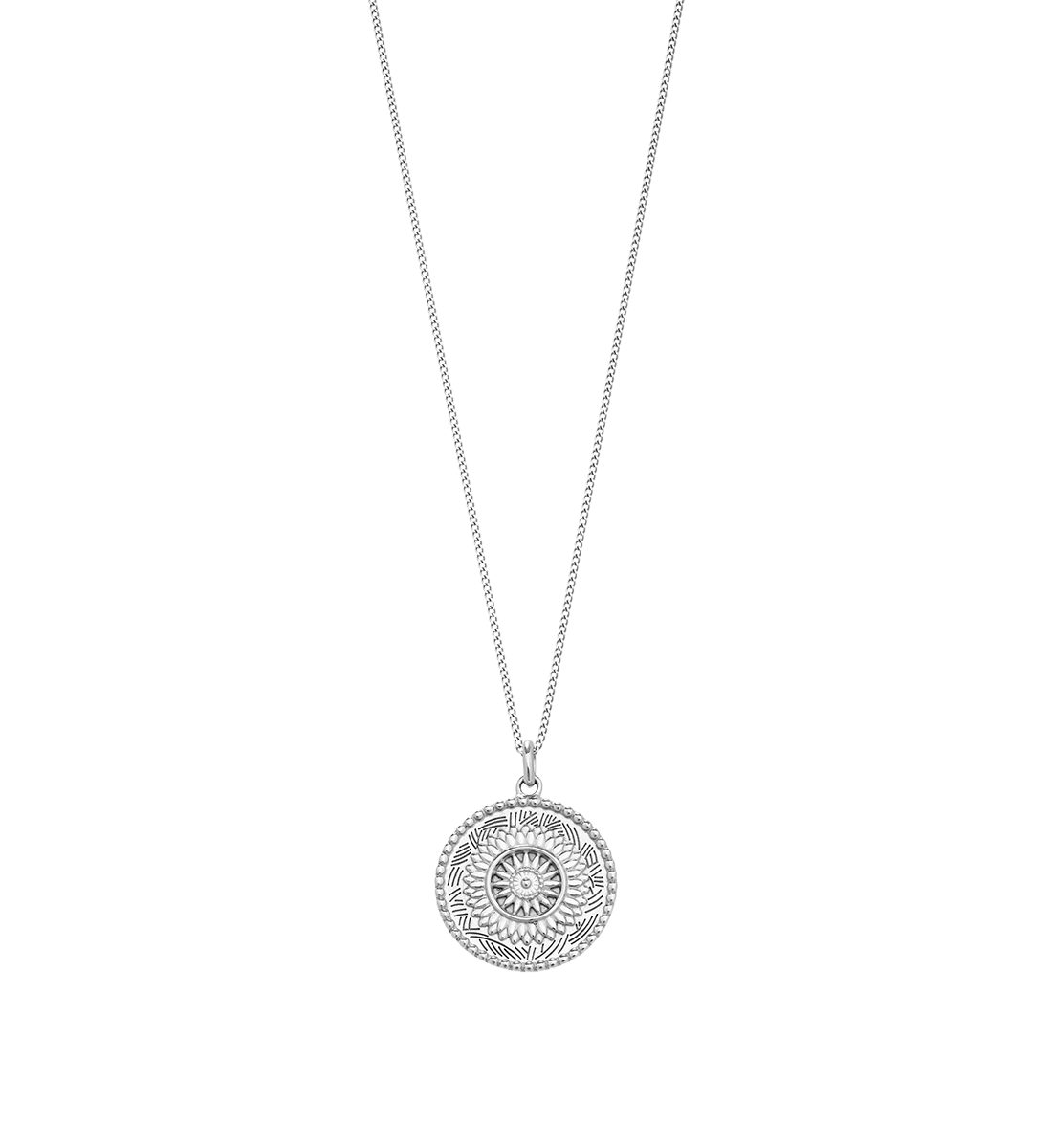TRAVELLER COIN NECKLACE (STERLING SILVER) IMAGE 1