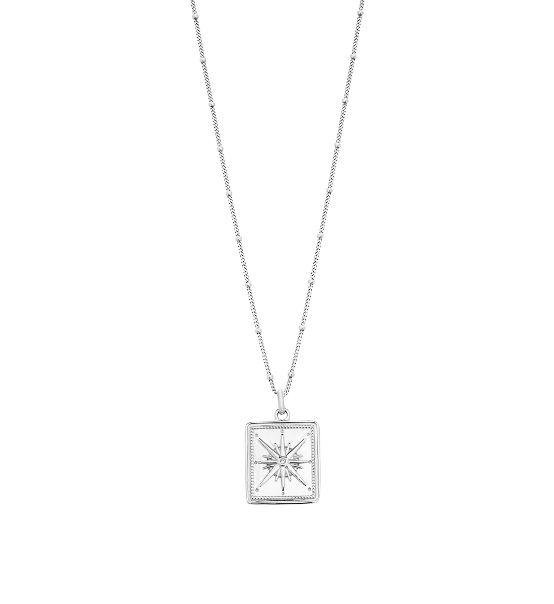 TRUE NORTH COIN NECKLACE (STERLING SILVER) IMAGE 1
