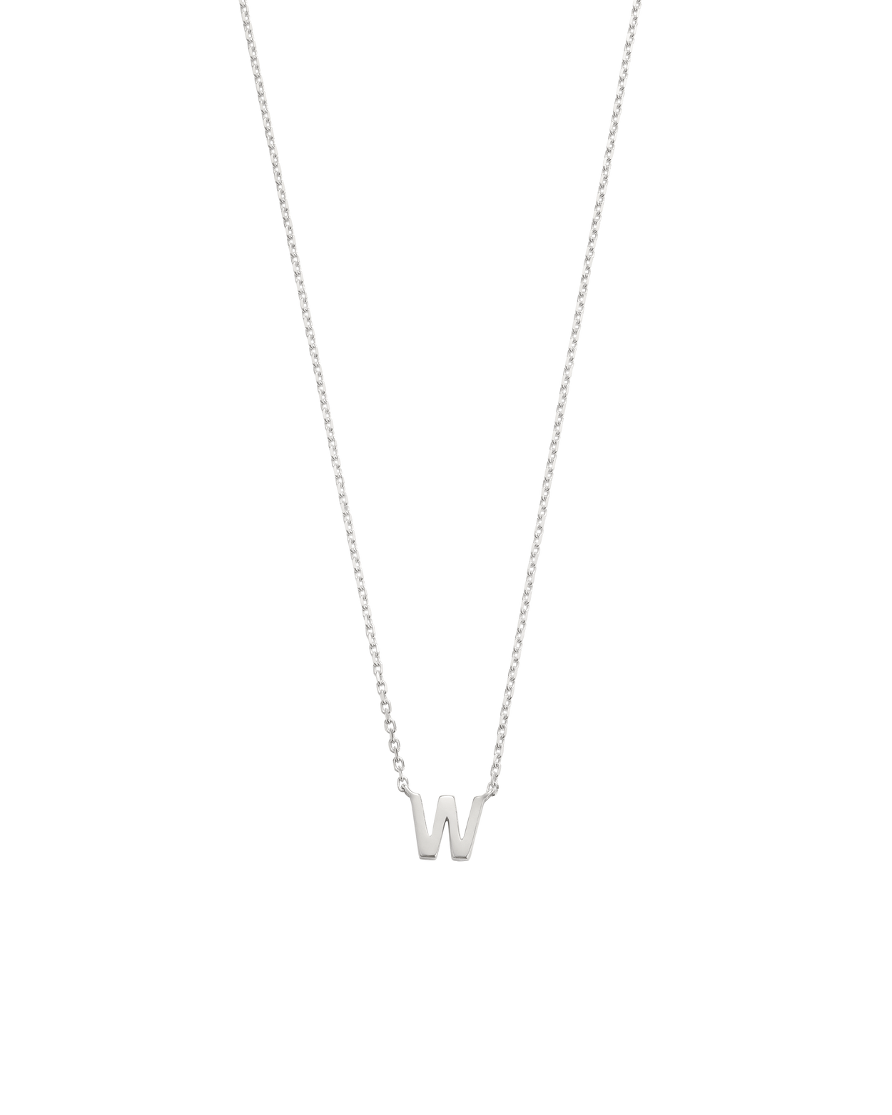 PETITE INITIAL NECKLACE (STERLING SILVER) IMAGE 28