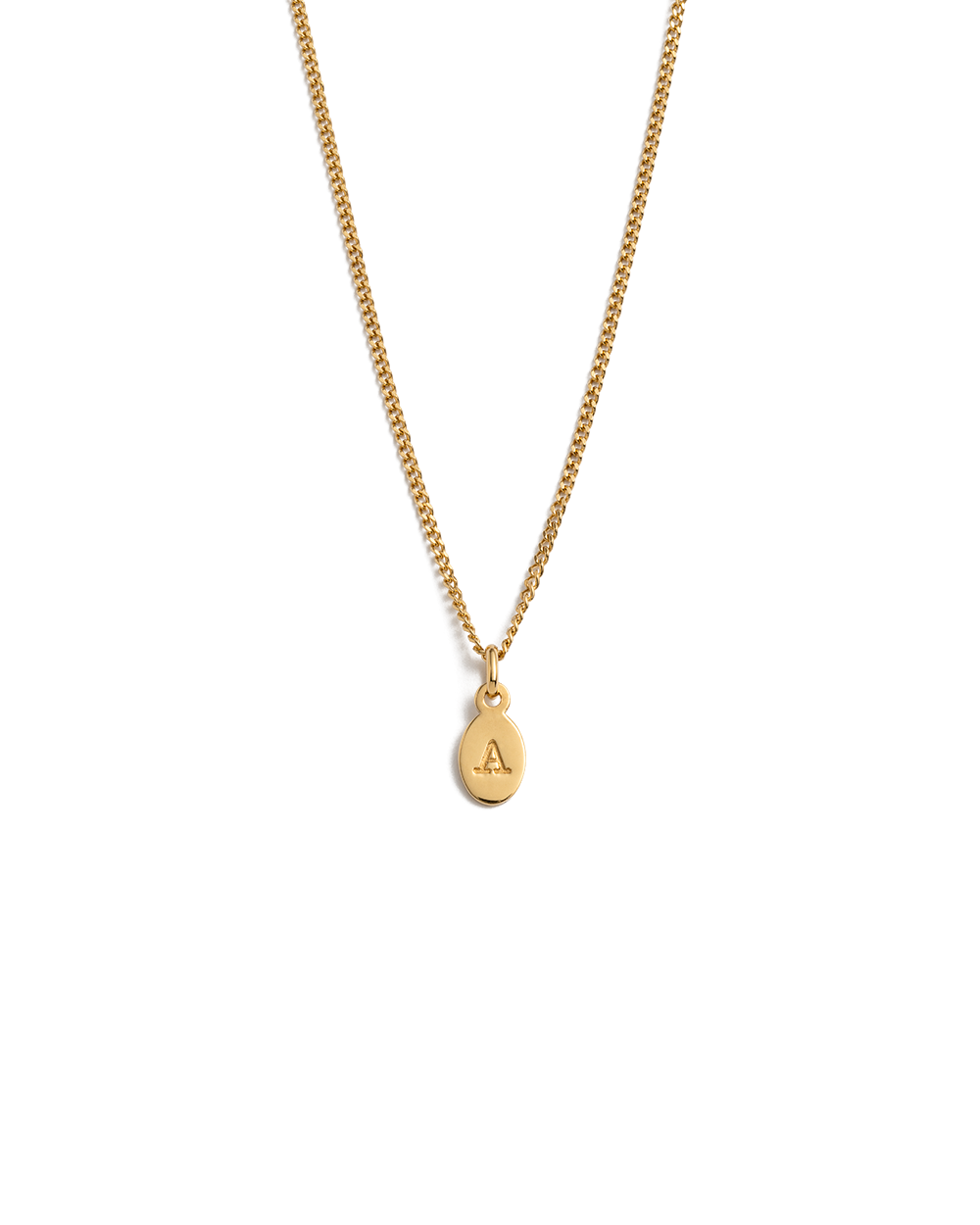 INITIAL NECKLACE A-Z (18K GOLD VERMEIL) IMAGE 1