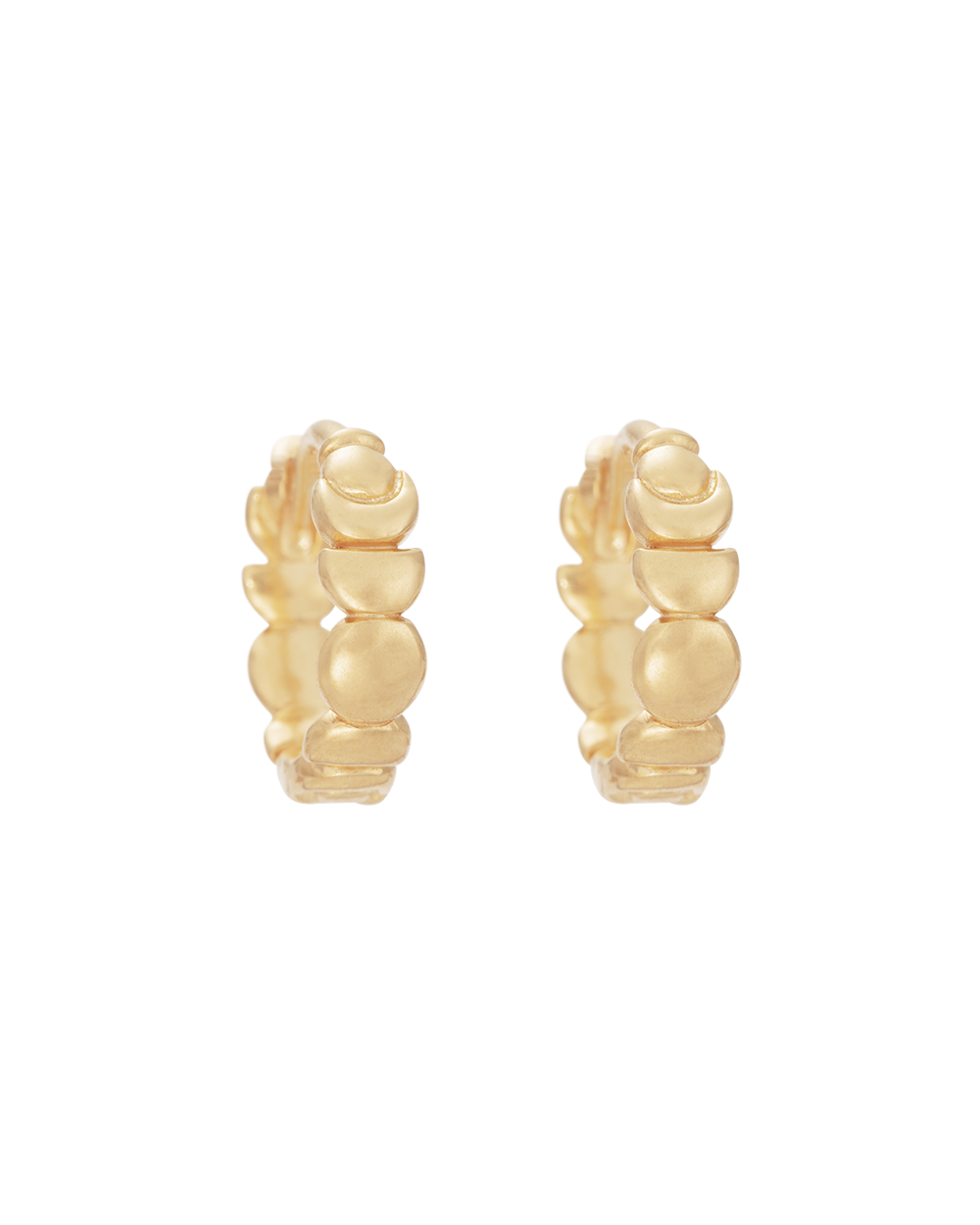 ALCHEMISE HOOPS (18K GOLD PLATED) IMAGE 1