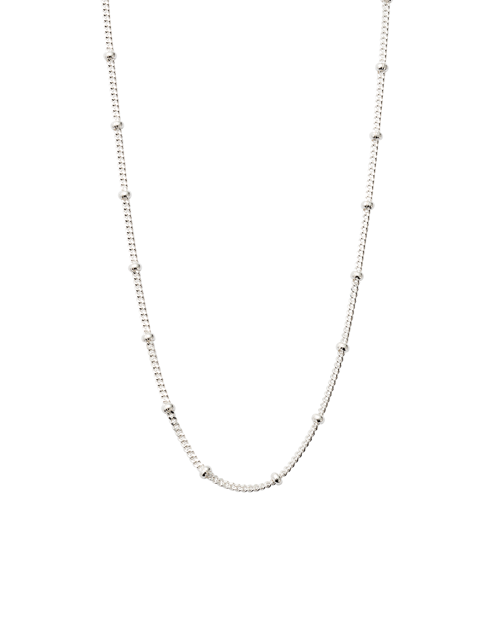 BESPOKE BALL CHAIN (STERLING SILVER) - IMAGE 1