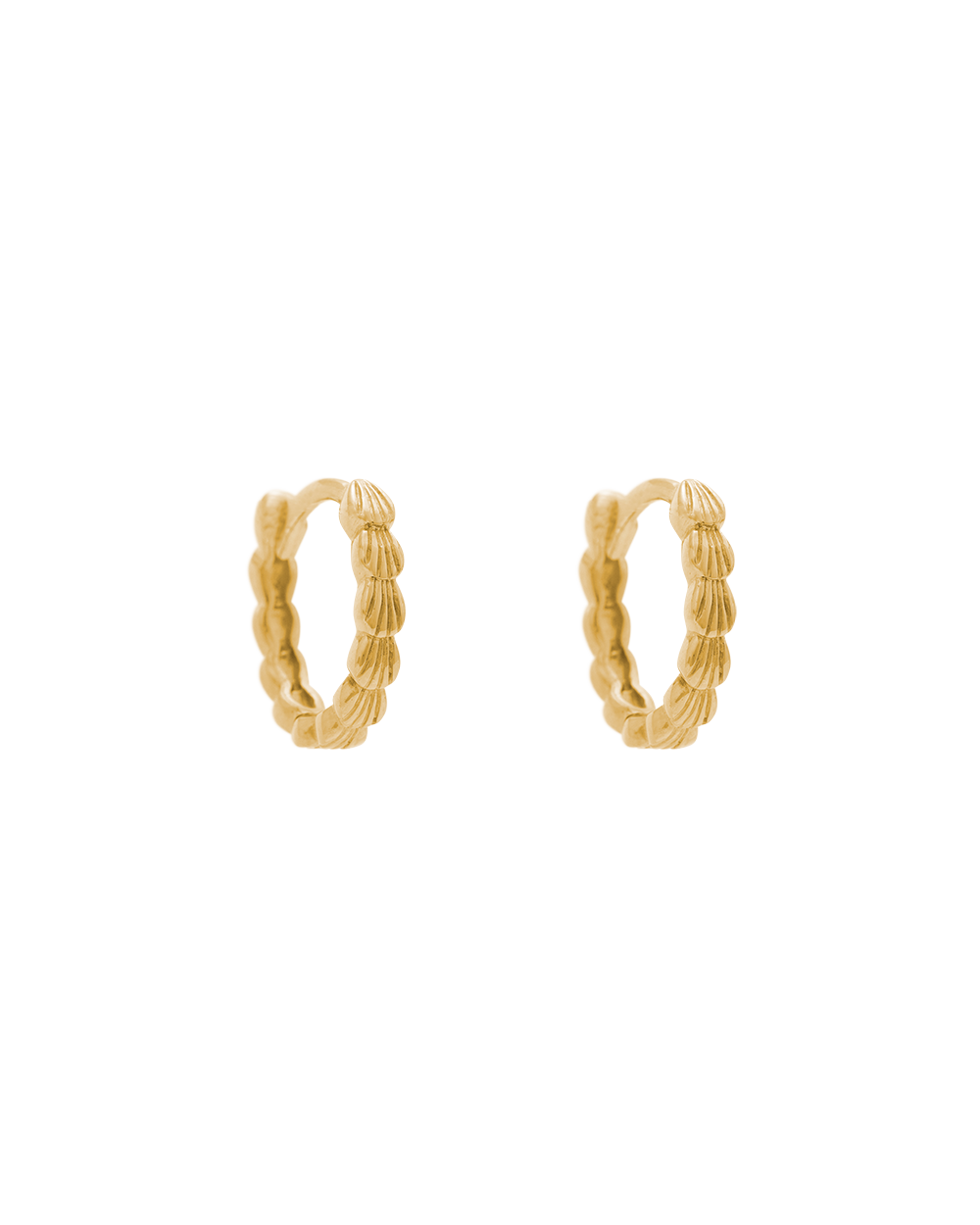 BLOOM HOOPS (18K GOLD PLATED) IMAGE 1