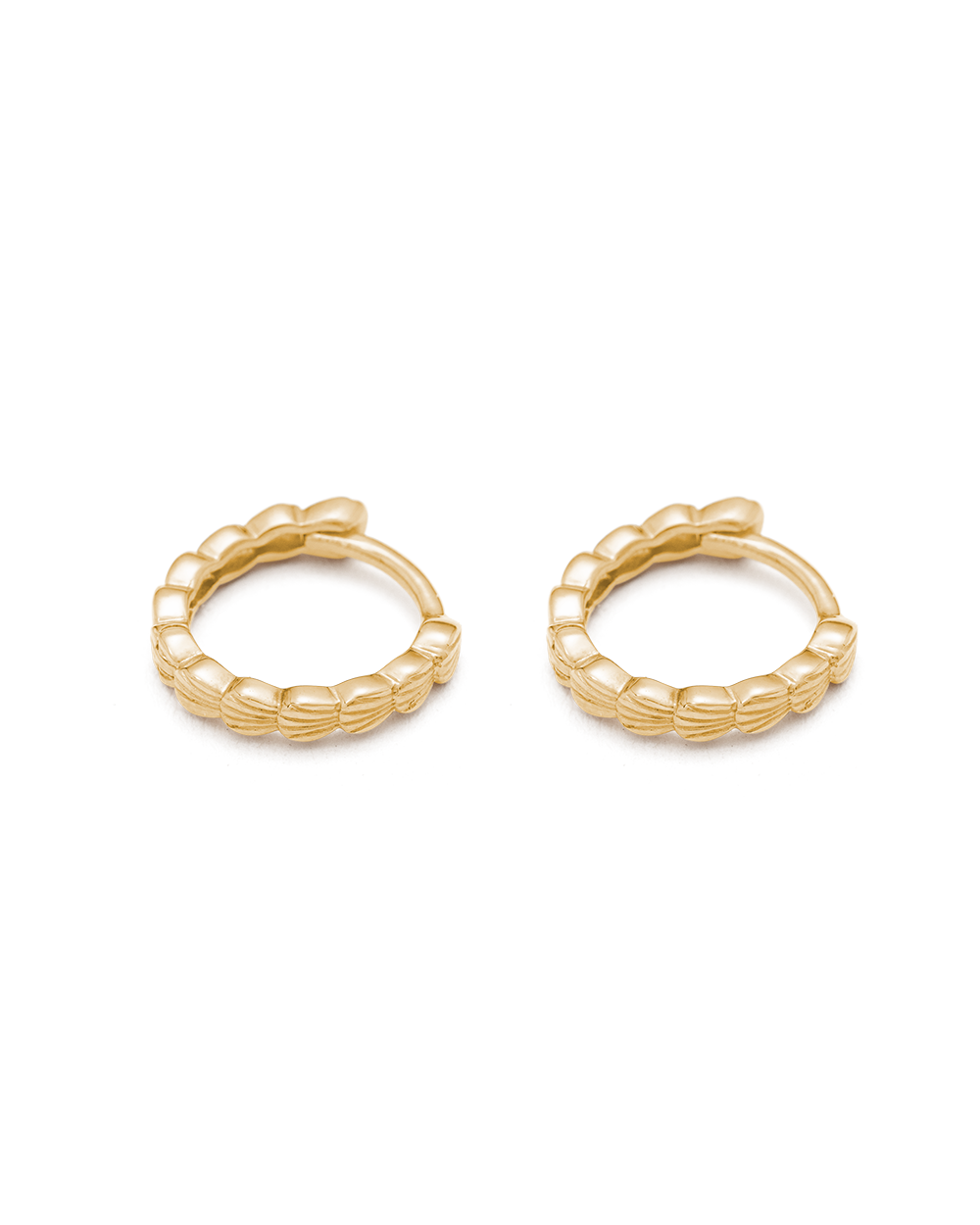 BLOOM HOOPS (18K GOLD PLATED) IMAGE 5