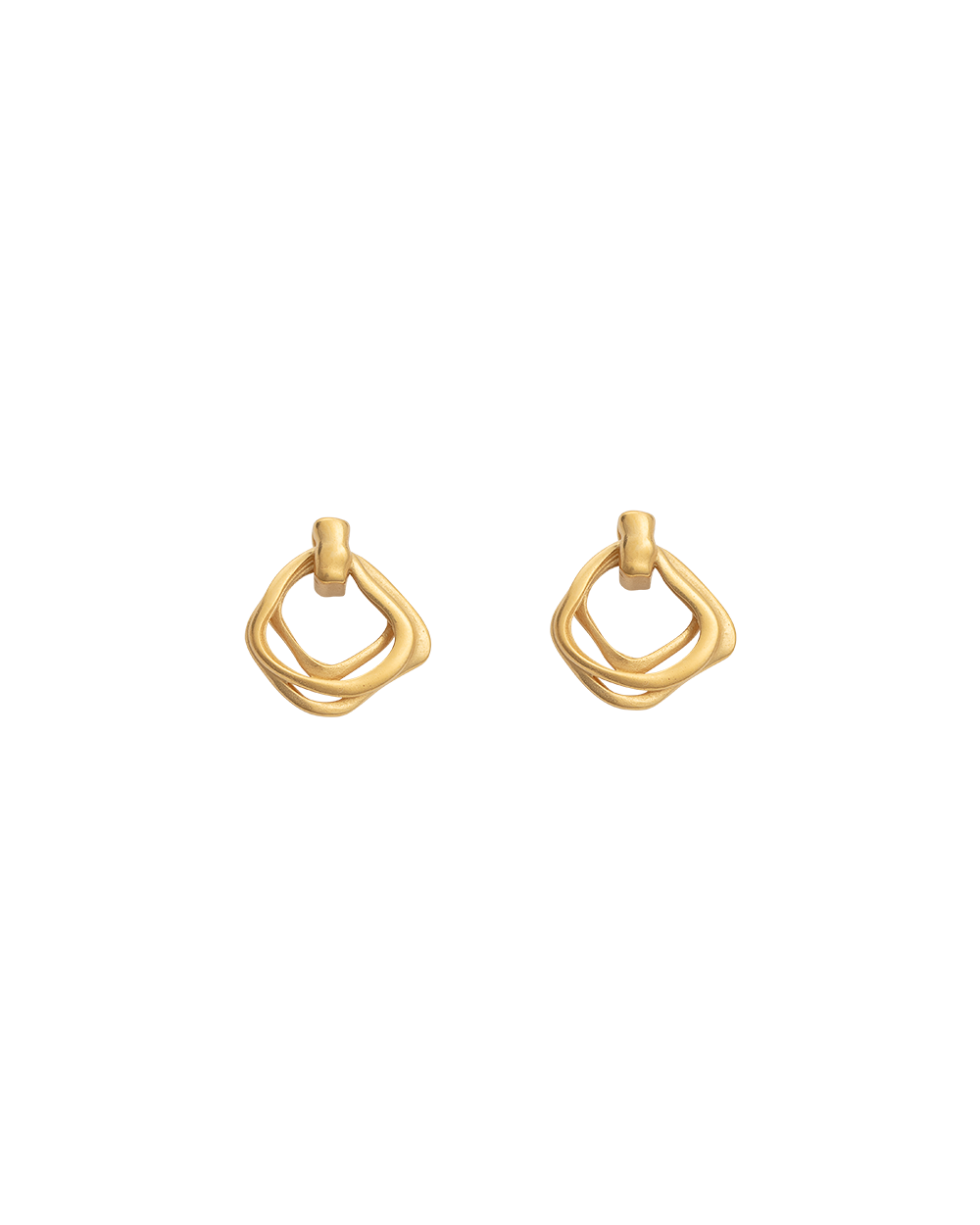BOTANICA EARRINGS (18K GOLD PLATED) - IMAGE 1