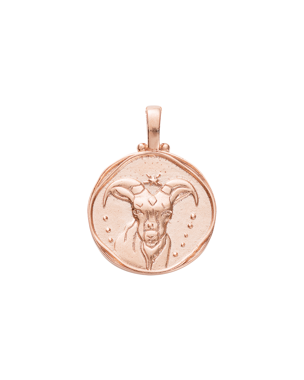 CAPRICORN ZODIAC (18K ROSE GOLD VERMEIL) IMAGE 1