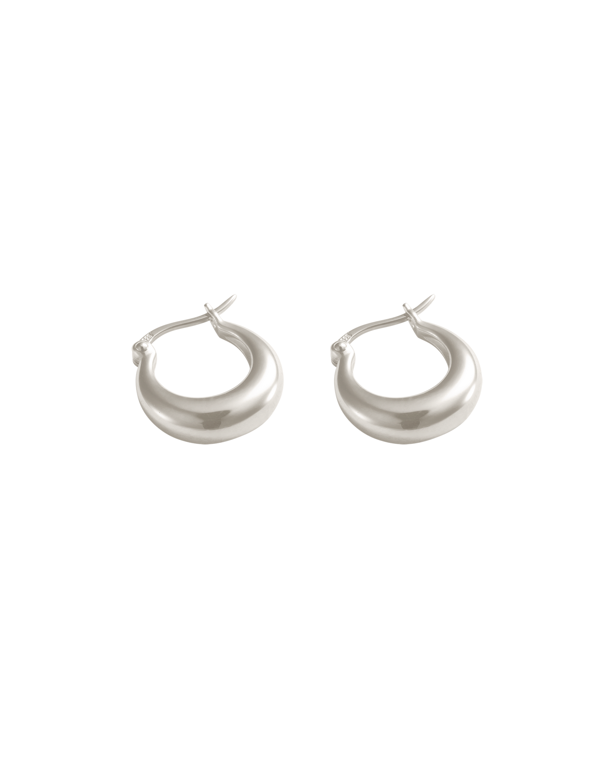 GLOW HOOPS SMALL (STERLING SILVER) IMAGE 4