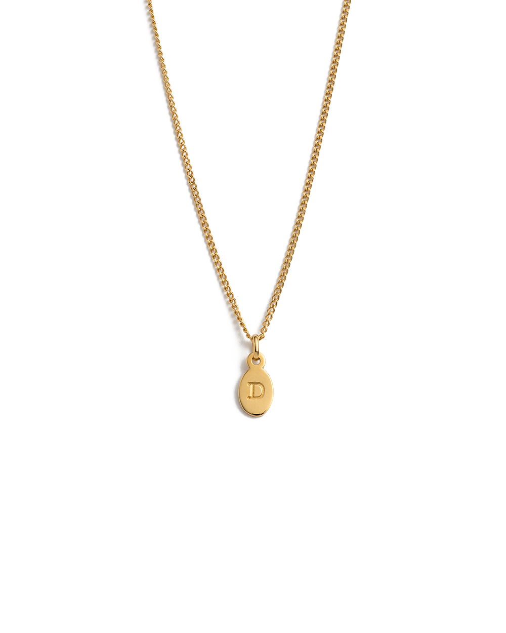 INITIAL NECKLACE A-Z (18K GOLD VERMEIL) IMAGE 9