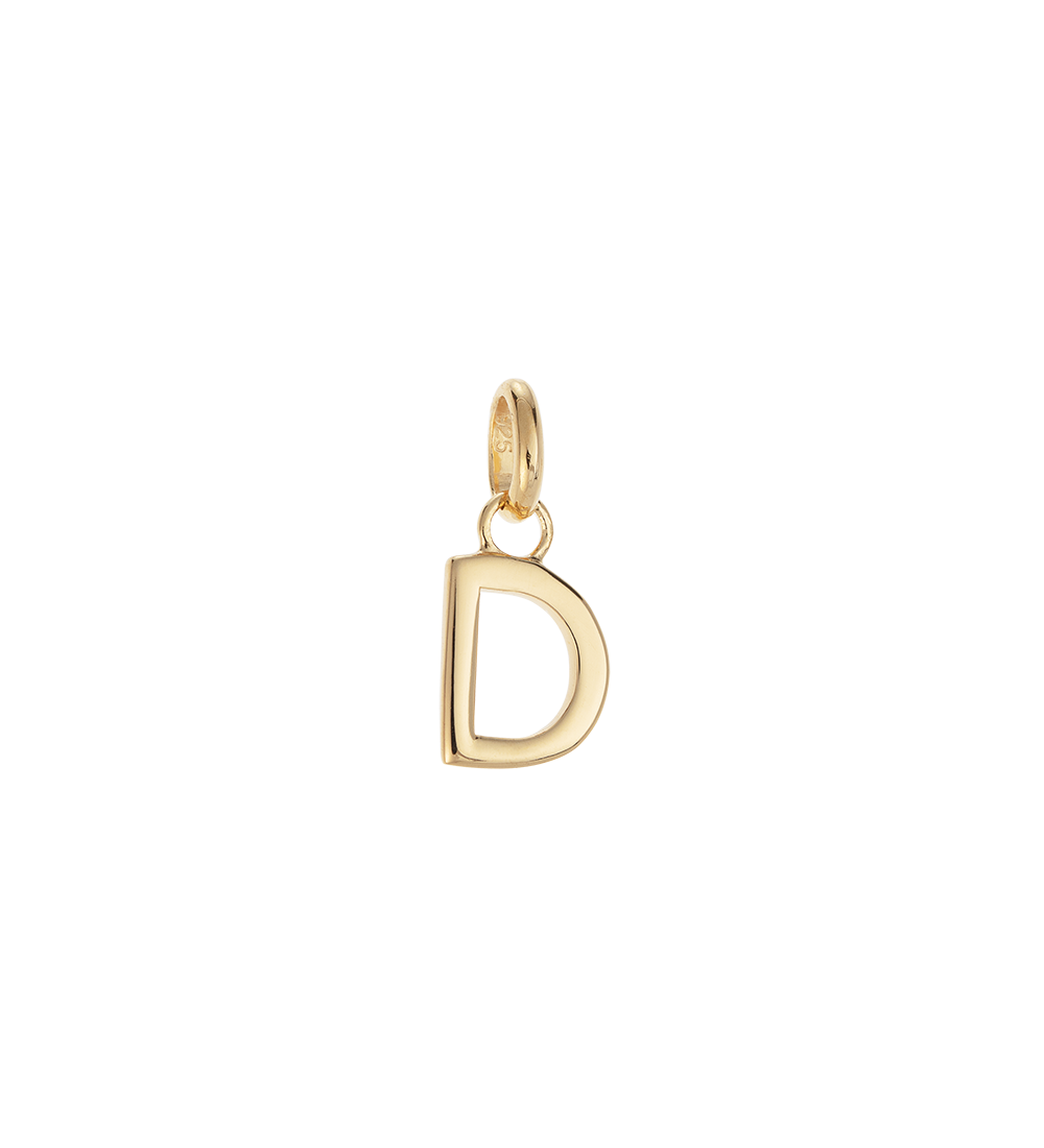 OUTLINE INITIAL A-Z (18K GOLD VERMEIL) IMAGE 11
