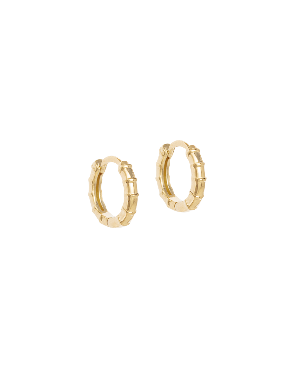 DECO HOOPS (18K GOLD PLATED) IMAGE 1