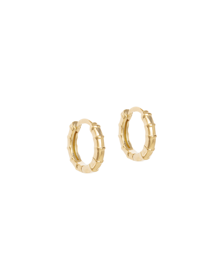 DECO HOOPS (18K GOLD PLATED) IMAGE 1