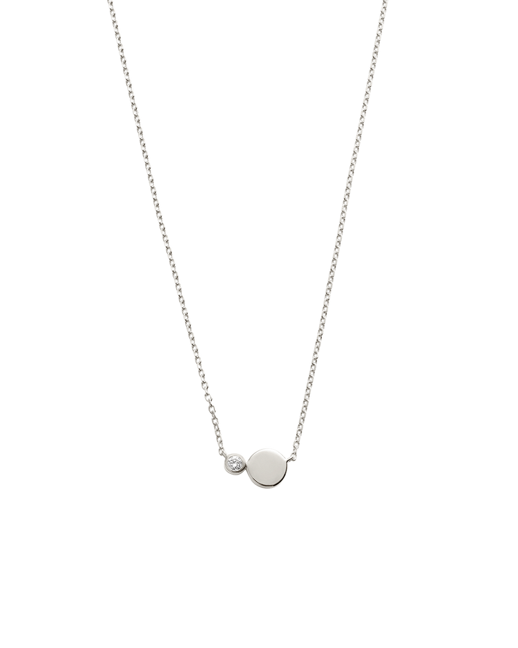 EVERLAST DIAMOND ENGRAVABLE NECKLACE (STERLING SILVER)