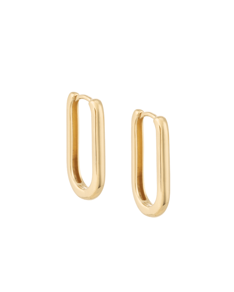EMBRACE HOOPS (18K GOLD PLATED) IMAGE 1