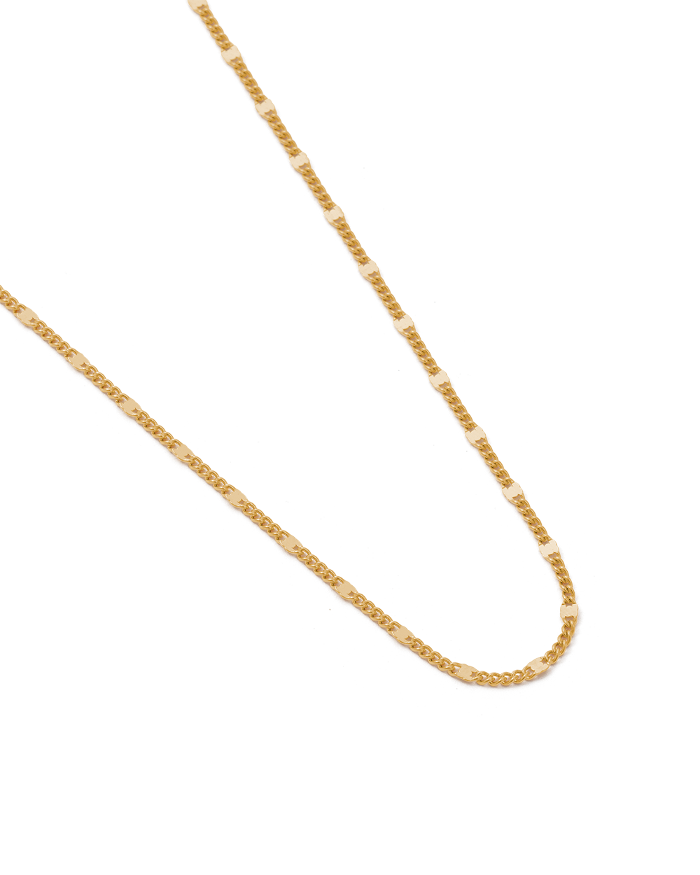 ERA CHAIN NECKLACE (18K GOLD PLATED) IMAGE 4