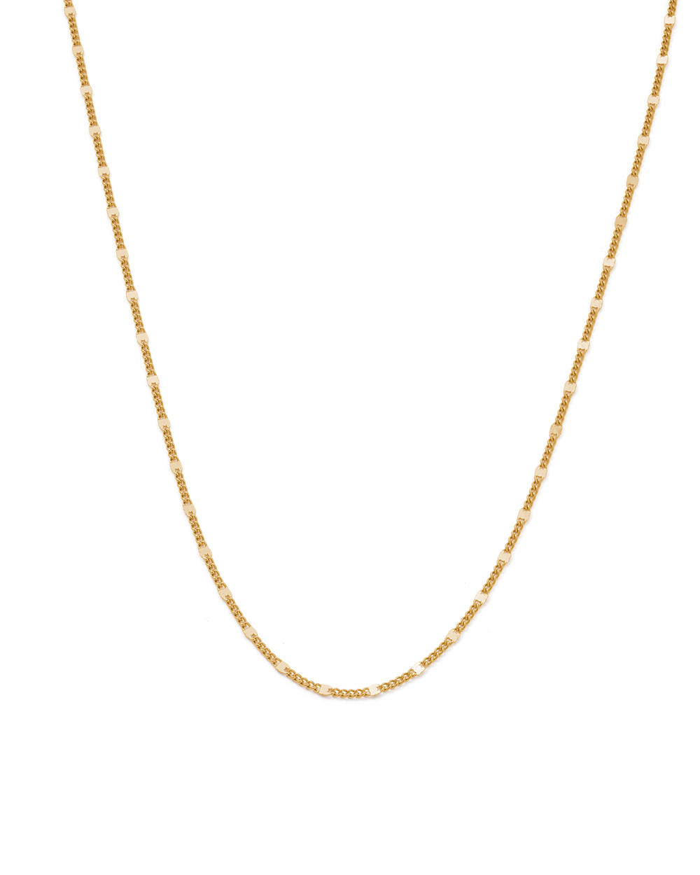 ERA CHAIN NECKLACE (18K GOLD PLATED) IMAGE 1