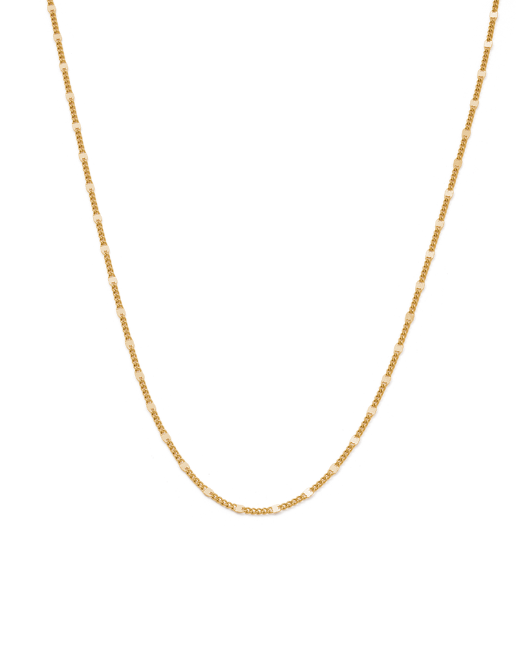 ERA CHAIN NECKLACE (18K GOLD PLATED) IMAGE 1