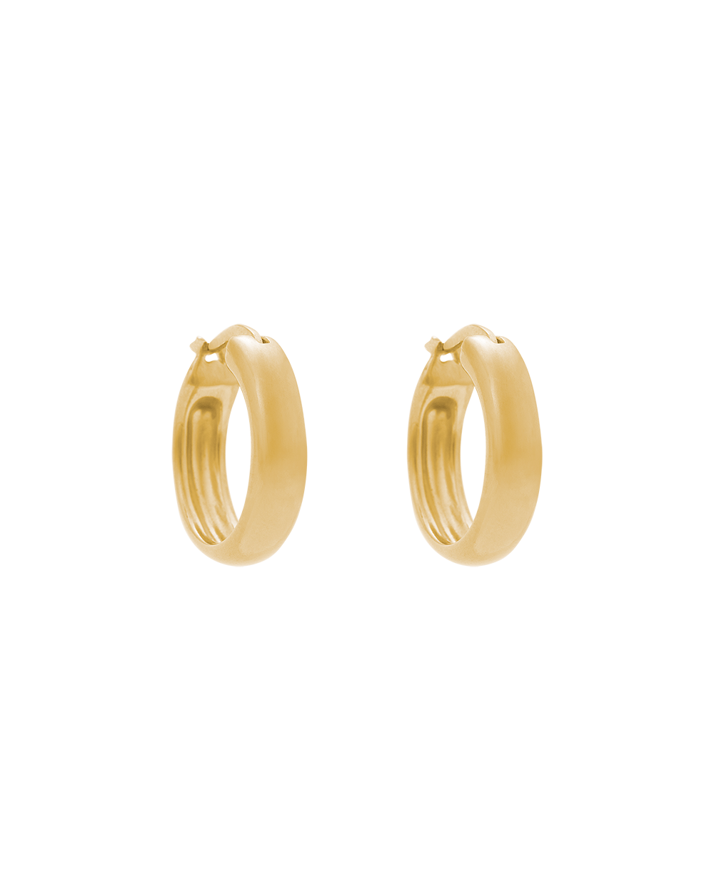 ERA HOOPS (18K GOLD PLATED) IMAGE 1