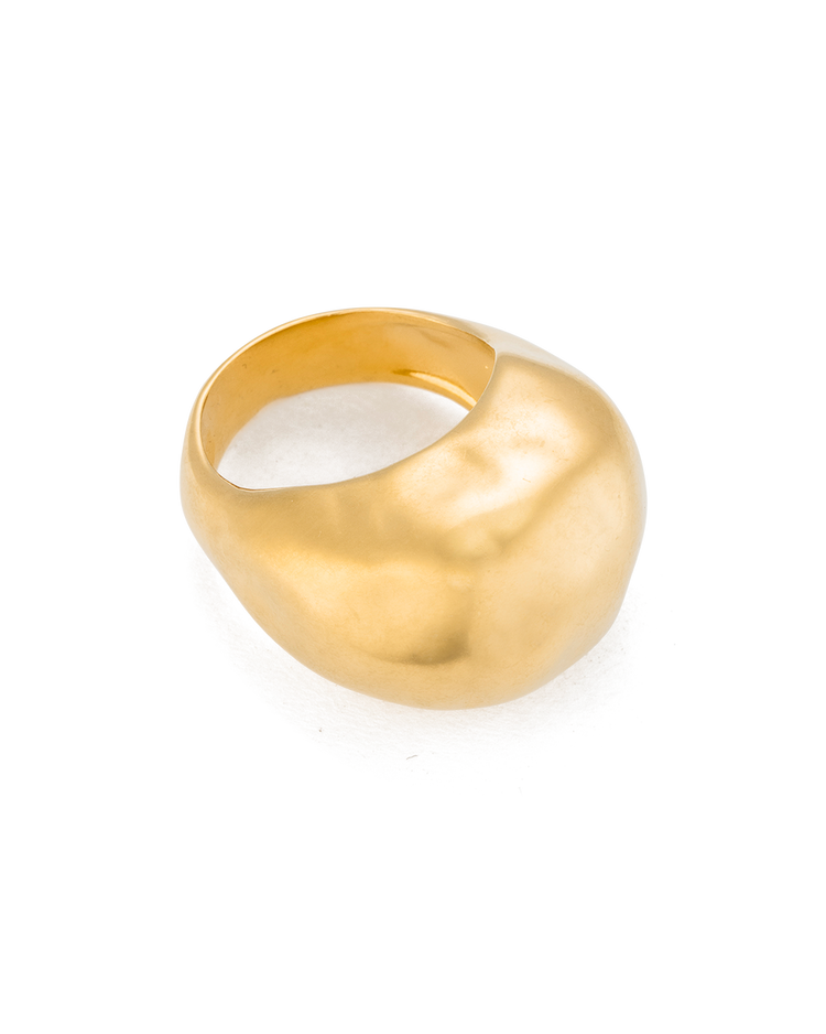 ESSENCE DOME RING (18K GOLD PLATED) - IMAGE 1