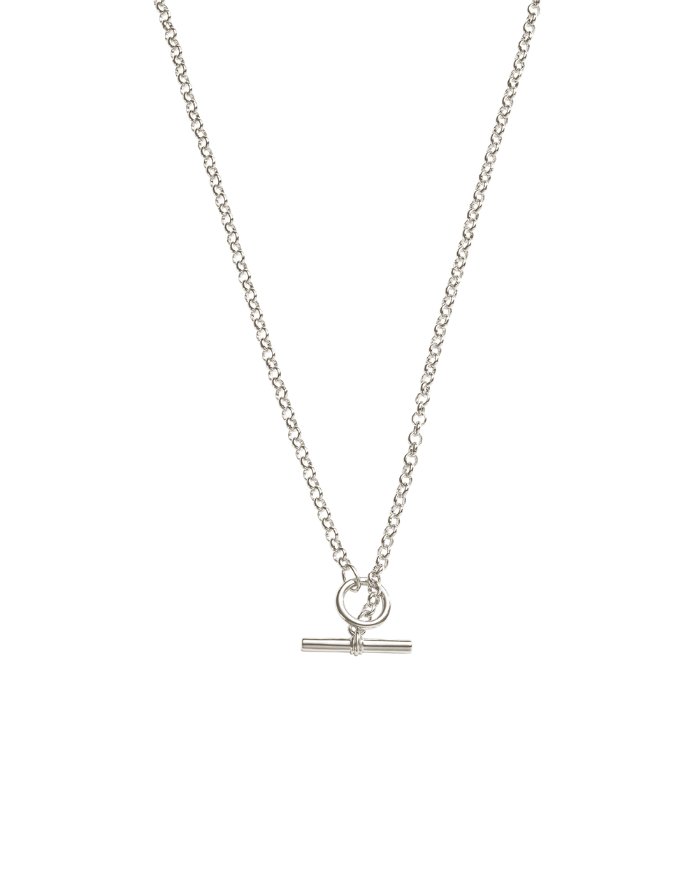 EVOLVE T-BAR NECKLACE (STERLING SILVER)
