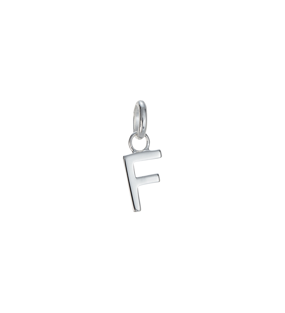 OUTLINE INITIAL A-Z (STERLING SILVER) IMAGE 11