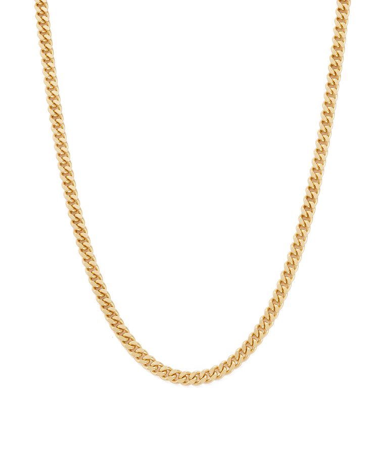 GLOW CHAIN NECKLACE (18K GOLD PLATED) - IMAGE 1
