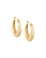 GLOW HOOPS (18K GOLD PLATED) - IMAGE 1