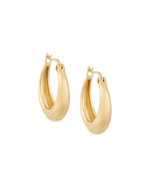 GLOW HOOPS (18K GOLD PLATED) IMAGE 1